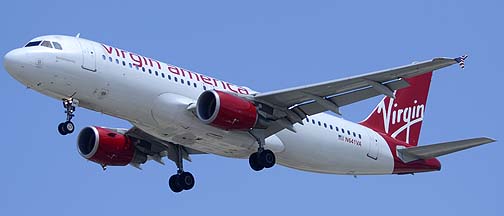 Virgin America Airbus A320-214 N641VA, August 20, 2013